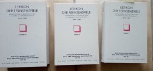 Lexikon der Fernsehspiele /Encyclopedia of Television Plays in German-Speaking Europe Deutsches Rundfunkarchiv Bild und Tonträger Verzeichnis 3 Bände […]