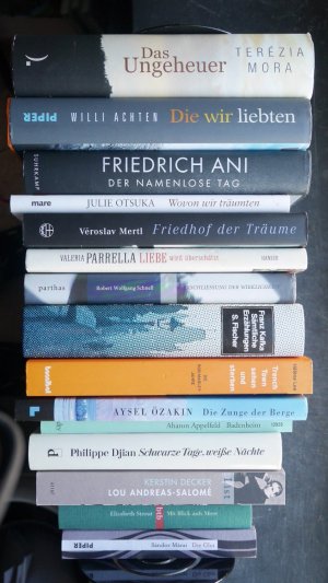 1A Literatur Buchpaket – Die Glut, Lou Andreas Salome, Mit Blick aufs Meer, Das Ungeheuer, Wovon wir träumten, Der Namenlose Tag, Sämtliche Erzählungen […]