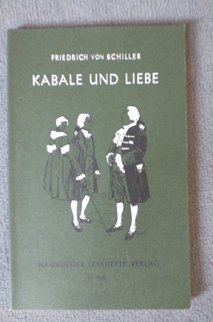 gebrauchtes Buch – Friedrich Schiller – Kabale und Liebe - Ein bürgerliches Trauerspiel