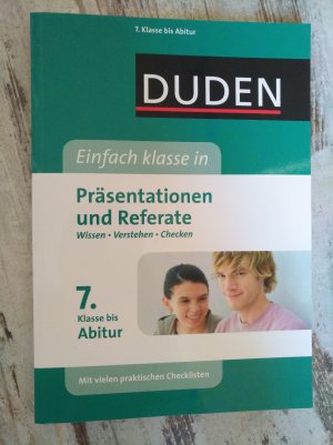 Duden Einfach klasse in Präsentationen und Referate Wissen Verstehen Checken