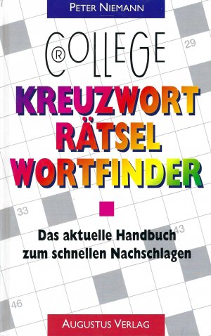 gebrauchtes Buch – Peter Niemann – College - Kreuzworträtsel Wortfinder | Das aktuelle Handbuch zum schnellen Nachschlagen