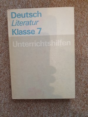 Unterrichtshilfen Deutsch Literatur Klasse 7