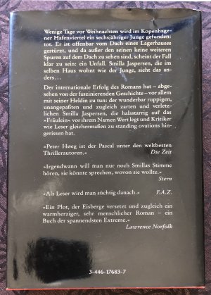 gebrauchtes Buch – Peter Hoeg – Fräulein Smillas Gespür für Schnee