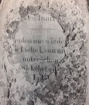 ... die Liebe kann nicht untergehen... - Jüdischer Friedhof in Hamm