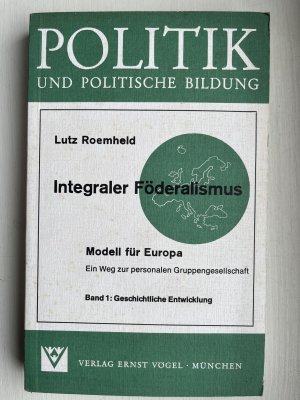 Integraler Föderalismus (2 Bände)