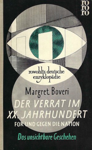 antiquarisches Buch – Margret Boveri – Der Verrat im 20. Jahrhundert - Für und gegen die Nation - Das unsichtbare Geschehen