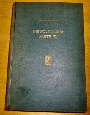 Die politischen Parteien. Hrsg. u. übers. von S. Landshut.