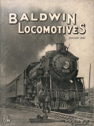 antiquarisches Buch – Editors: Paul T. Warner & Malcolm K. Wright – Baldwin Locomotives. Vol. 8 / January, 1930 / No. 3 (Original-Ausgabe, USA 1930)