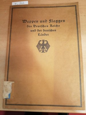 antiquarisches Buch – Reichsministerium des Innern  – Wappen und Flaggen des Deutschen Reichs und der deutschen Länder