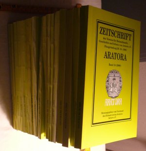 Zeitschrift des Vereins für heimatkunde, Geschichte und Schutz von Artern e.V. - Aratora. Band 1 bis 18