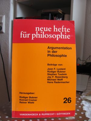 Argumentation in der Philosophie