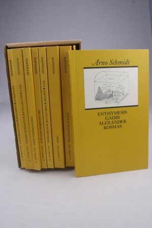 gebrauchtes Buch – Arno Schmidt – Zürcher Kassette. Das erzählerische Werk in 8 Bänden (komplett, mit Begleitheft im Schuber)