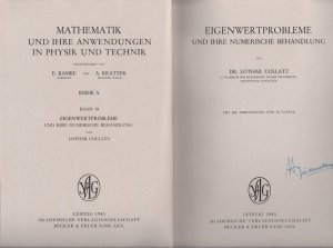 Eigenwertprobleme und ihre numerische Behandlung.