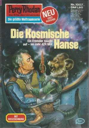 gebrauchtes Buch – William Voltz – Perry Rhodan 1007 - Die kosmische Hanse - Ein Fremder taucht auf - im Jahr 424 NGZ - Erstauflage