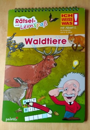 gebrauchtes Buch – Rätsel- und Lernspaß -Waldtiere