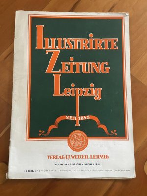 antiquarisches Buch – Dr. Reinhard Oehler / Dr – Illustrierte Zeitung Leipzig Nr. 4885, 27.10.1838 - Woche des Deutschen Buches 1938 -