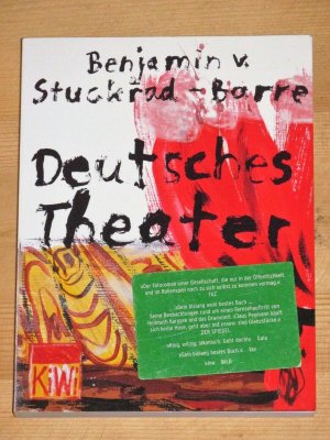 gebrauchtes Buch – Stuckrad-Barre, Benjamin von – Deutsches Theater