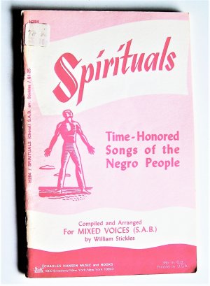 Spirituals - Time-Honored Songs of the Negro People (Red Book)