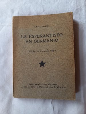 antiquarisches Buch – Hans Koch – La Esperantisto en Germanio