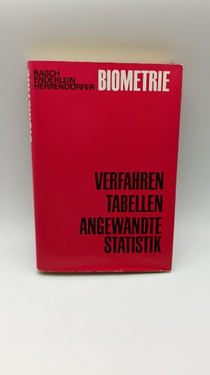 gebrauchtes Buch – Rasch Dieter /Enderlein Gottfried /Herrendörfer – Biometrie. Verfahren, Tabellen, angewandte Statistik.