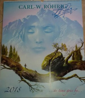 Carl-W. Röhrig Kunstkalender (Kalender) 2018 SIGNIERT