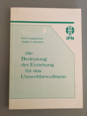 Die Bedeutung der Erziehung für das Umweltbewusstsein