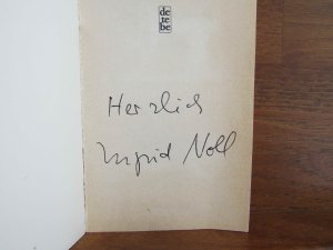 gebrauchtes Buch – Ingrid Noll – Stich für Stich : fünf schlimme Geschichten. SIGNIERT  /// Autogramm Autograph signiert signed signee Kleine Diogenes-Taschenbücher ; 70125