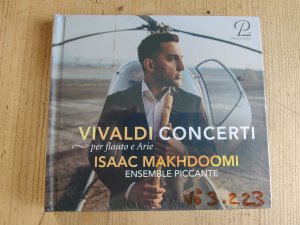 neuer Tonträger – Isaac Makhdoomi & Ensemble Piccante + Countertenor Arnaud Gluck – Vivaldi -Concerti per flauto e Arie