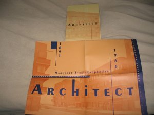 gebrauchtes Buch – Ellen van Kessel / Marga Kuperus / Margaret Staal-Kropholler  – 1) Margaret Staal-Kropholler Architect + 2) Plakat der Austellung Nederlands Eerste Vrouwelijke Architect