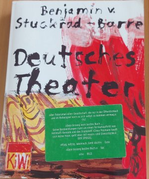 gebrauchtes Buch – Stuckrad-Barre, Benjamin von – Deutsches Theater