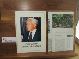 Ernst Jünger. Entomologe, Forscher und Liebhaber. Entdecken, Sammeln, Bestimmen [Ernst Jünger zum 95. Geburtstag]