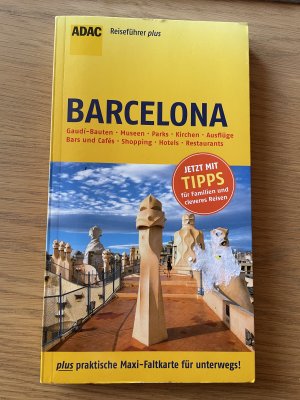 gebrauchtes Buch – Veronica Schroeder – ADAC Reiseführer plus Barcelona - mit Maxi-Faltkarte zum Herausnehmen