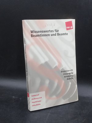 Wissenswertes für Beamtinnen und Beamte, Ausgabe 2007/2008