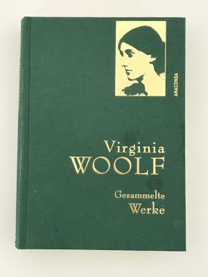 gebrauchtes Buch – Virginia Woolf – Virginia Woolf, Gesammelte Werke - Gebunden in feingeprägter Leinenstruktur auf Naturpapier aus Bayern. Mit goldener Schmuckprägung