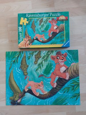 Puzzle: Disney Lion King - Abenteuer am Fluss Super 100 ab 6 Jahre No. 108411