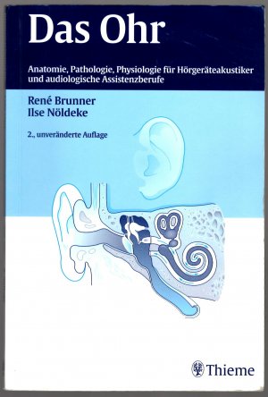 gebrauchtes Buch – Brunner, René – Das Ohr : Anatomie, Pathologie, Physiologie für Hörgeräteakustiker und audiologische Assistenzberufe