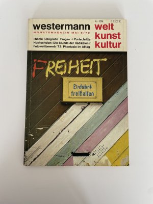 gebrauchtes Buch – Westermann Monatsmagazin – Westermann Monatsmagazin - Welt, Kunst, Kultur - Mai 05/1972