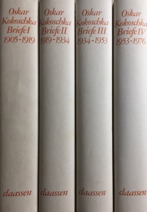 Briefe I - IV 1905 bis 1976, 4 Bände