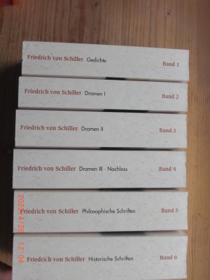 gebrauchtes Buch – Schiller, Friedrich von – Sämtliche Werke in 6 Bänden.