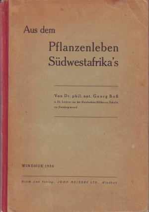 Pflanzenleben Südwestafrikas