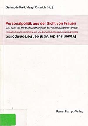 gebrauchtes Buch – Gertraude Krell – Personalpolitik aus der Sicht von Frauen - Frauen aus der Sicht der Personalpolitik: Was kann die Personalforschung von der Frauenforschung lernen?