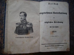 antiquarisches Buch – Das Buch der angenehmen Unterhaltung und nützlichen Belehrung für das Jahr - 1846 - 1849