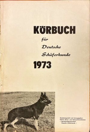 Körbuch für Deutsche Schäferhunde 1973 (DDR)