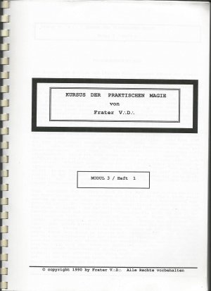 Kursus der praktischen Magie, Modul 3 / Heft 1 - 12 = komplett