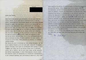 Maschinenschriftlicher Brief mit eigenhändiger Unterschrift., (Botho Strauß, geb. 02.12.1944 in Naumburg, deutscher Schriftsteller und Dramatiker. 1987 […]