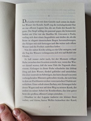 gebrauchtes Buch – Donna Leon – Endstation Venedig - Commissario Brunettis zweiter Fall