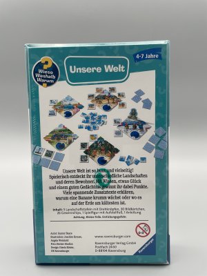 neues Spiel – Gunter Baars – Ravensburger Wieso? Weshalb? Warum? Kinderspiel Unsere Welt, 20640