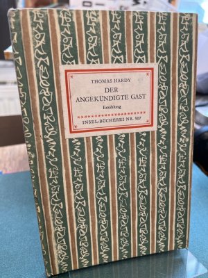 antiquarisches Buch – ib 307 Insel-Bücherei - Hardy – Der angekündigte Gast. Erzählung. (= Insel-Bücherei 307/2B).