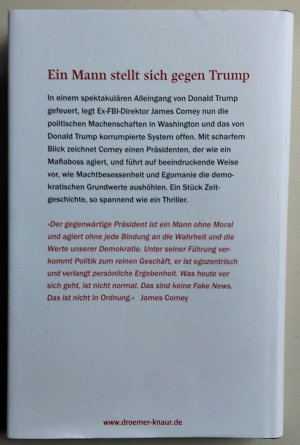 gebrauchtes Buch – James Comey – Größer als das Amt - Auf der Suche nach der Wahrheit - der Ex-FBI-Direktor klagt an