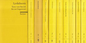 Kleines Konvolut zur deutschen Dichtung: 1 Lyriktheorie - Texte vom Barock bis zur Gegenwart / 2 Deutsche Gedichte des 18. Jahrhunderts / 3 Deutsche Balladen […]